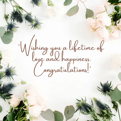 Wedding Wishes to Kishor